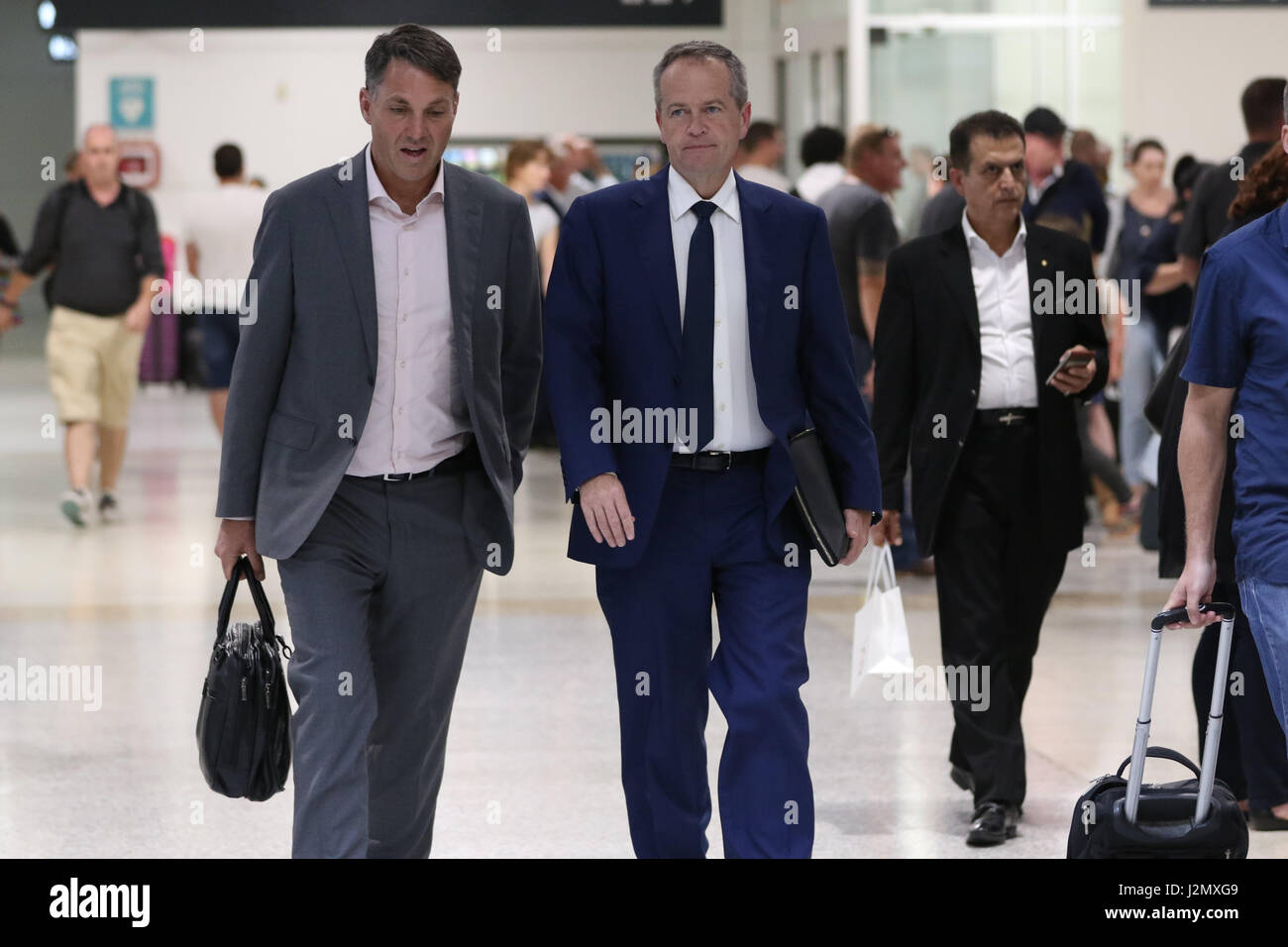 Führer der Opposition im Parlament von Australien, in seiner Eigenschaft als Vorsitzender der Australian Labor Party und Schattenminister für Verteidigung, Rich Stockfoto