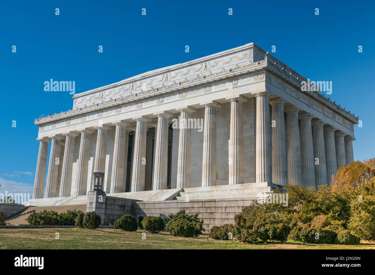 Lincoln Memorial, am westlichen Ende der National Mall in Washington, D.C., USA Stockfoto