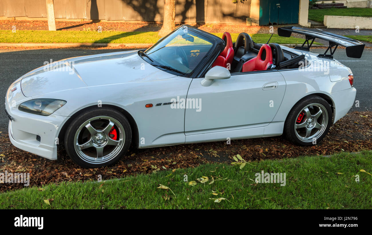 Weiss 2001 Honda S2000 Sportwagen Stockfotografie Alamy