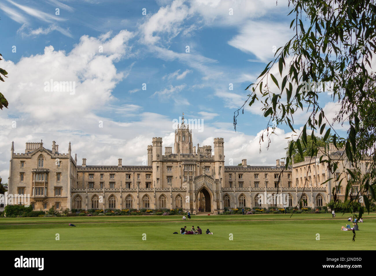 St John's College an der University of Cambridge Stockfoto