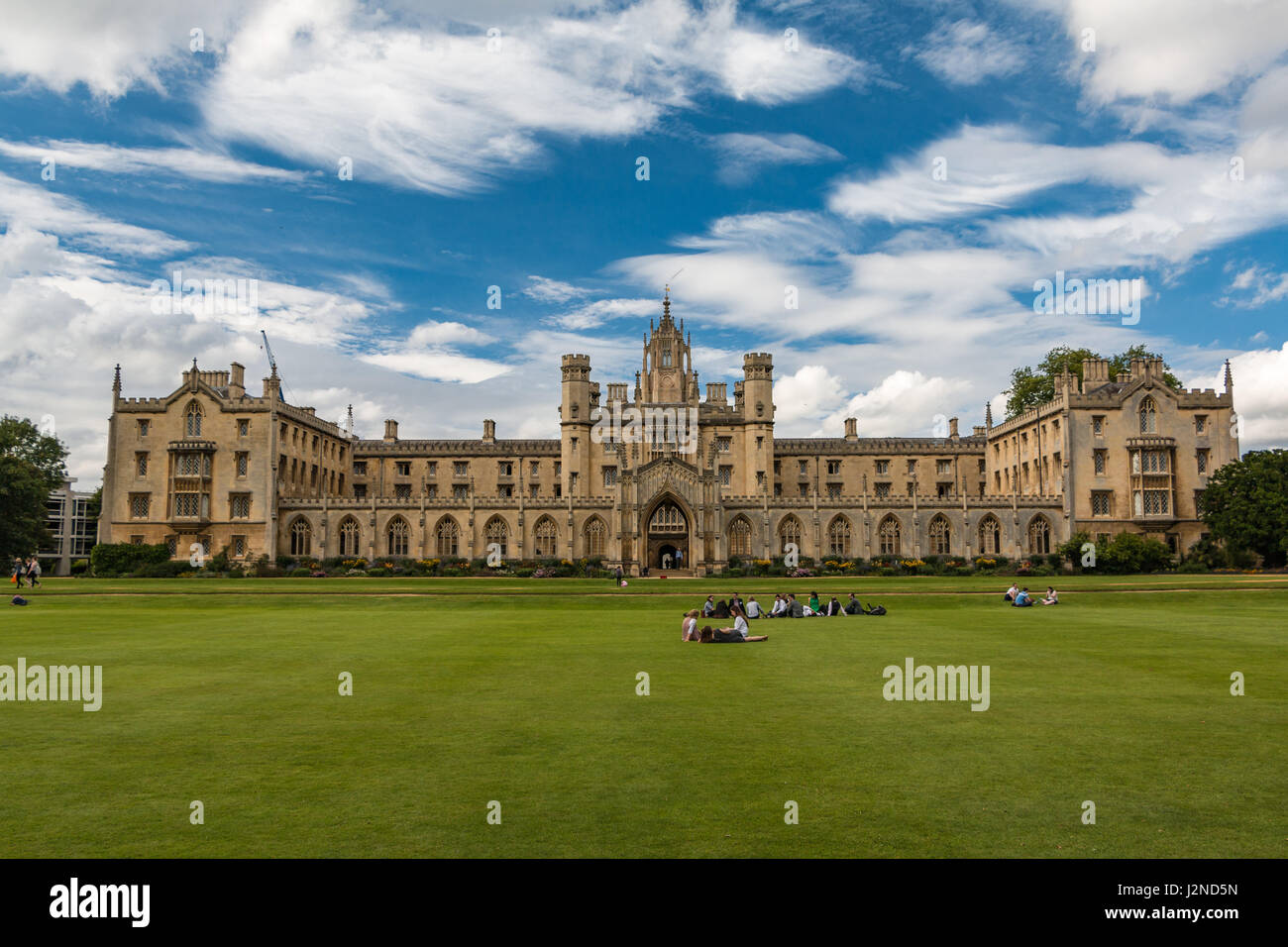St John's College an der University of Cambridge Stockfoto