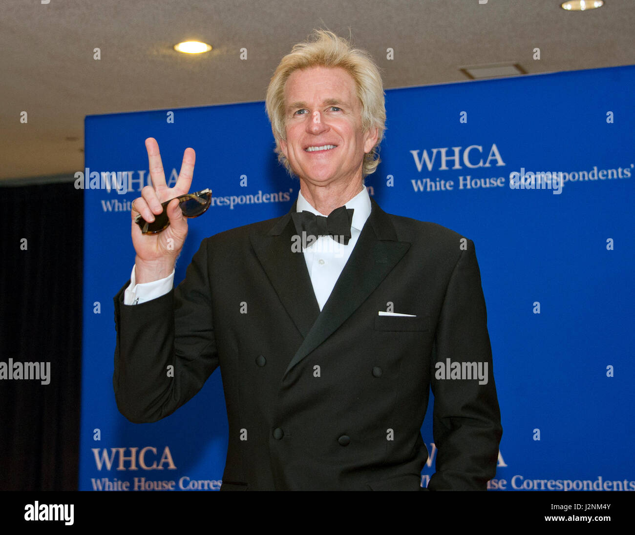 Schauspieler Matthew Modine kommt für die 2017 White House Correspondents Association Annual Dinner im Washington Hilton Hotel am Samstag, 29. April 2017. Bildnachweis: Ron Sachs/CNP /MediaPunch Stockfoto