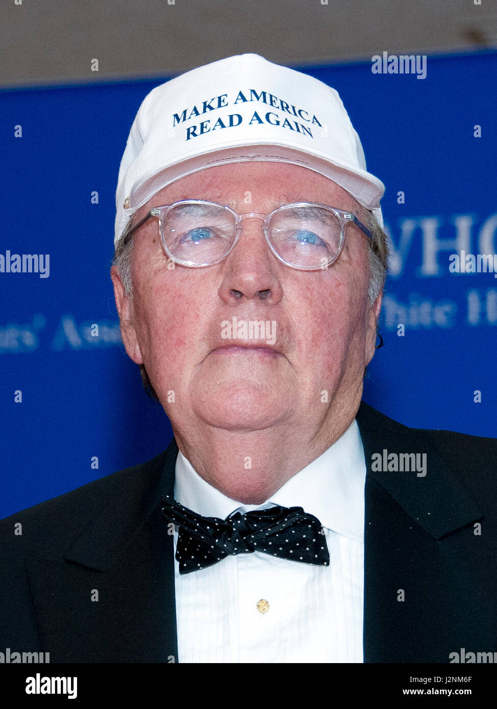 Autor James Patterson kommt für die 2017 White House Correspondents Association Annual Dinner im Washington Hilton Hotel am Samstag, 29. April 2017. Bildnachweis: Ron Sachs/CNP /MediaPunch Stockfoto