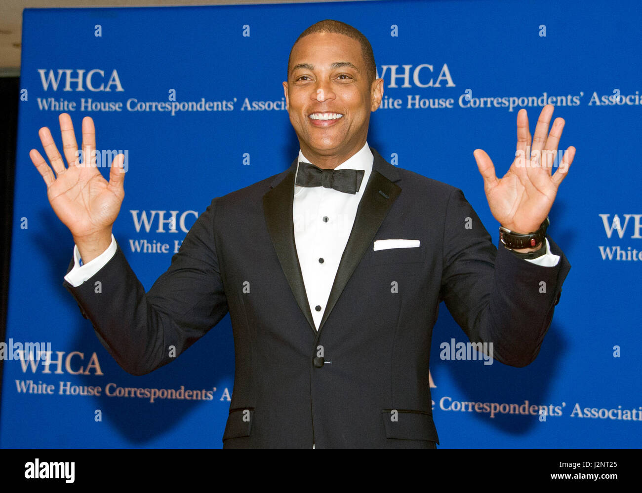 Don Lemon kommt für die 2017 White House Correspondents Association Annual Dinner im Washington Hilton Hotel am Samstag, 29. April 2017. Bildnachweis: Ron Sachs/CNP /MediaPunch Stockfoto
