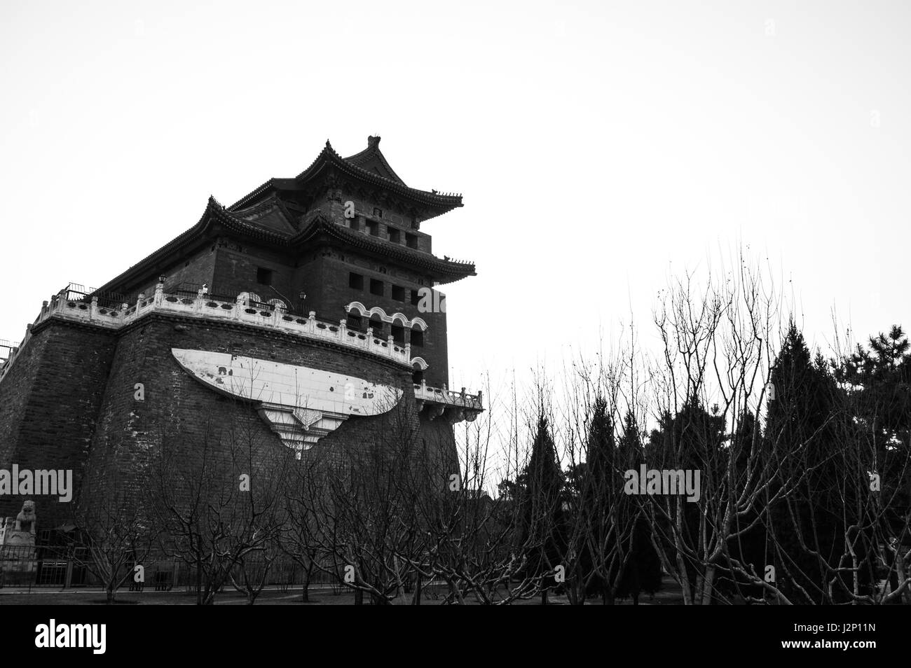 Zhengyang-Tor, Qian Men in der Nähe von Platz des himmlischen Friedens, Peking, China Stockfoto