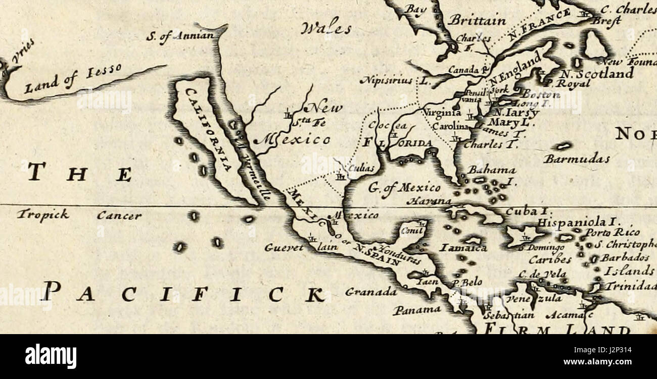 "Ein System der Geographie; oder eine neue & genaue Beschreibung der Erde in all ihrer reiche, reiche und Staaten. Illustriert mit Geschichte und Topographie und Karten von jedem Land... " (1701) Stockfoto