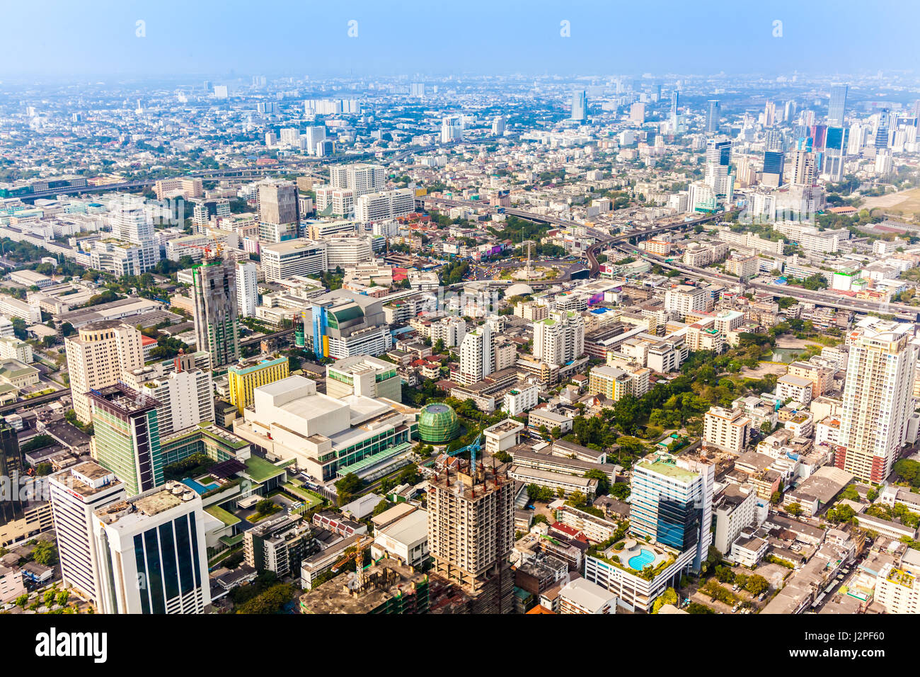 Skyline von Bangkok, Thailand Stockfoto