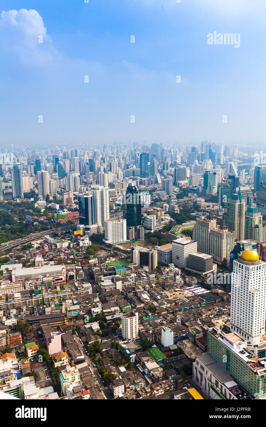 Skyline von Bangkok, Thailand. Stockfoto