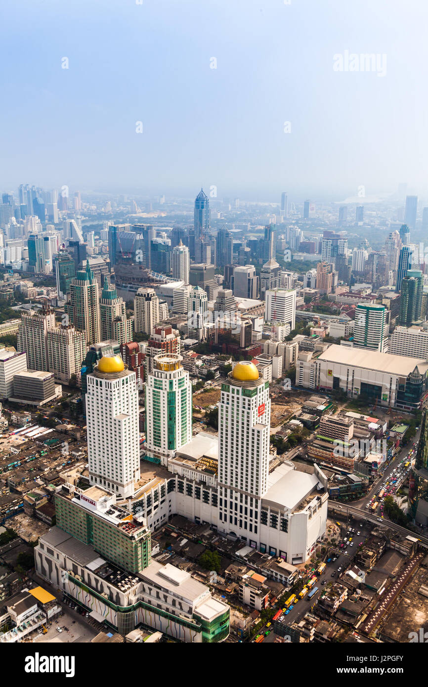 Skyline von Bangkok, Thailand. Stockfoto