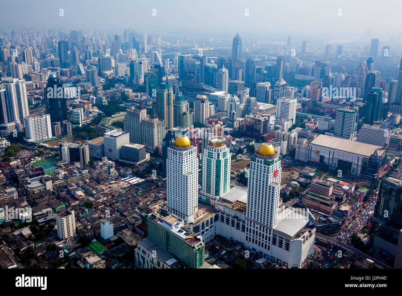 Die Stadt Bangkok.  Stadtbild von bangkok Stockfoto