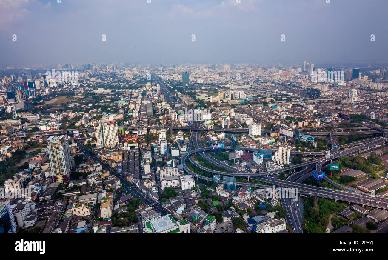 Die Stadt Bangkok.  Stadtbild von bangkok Stockfoto