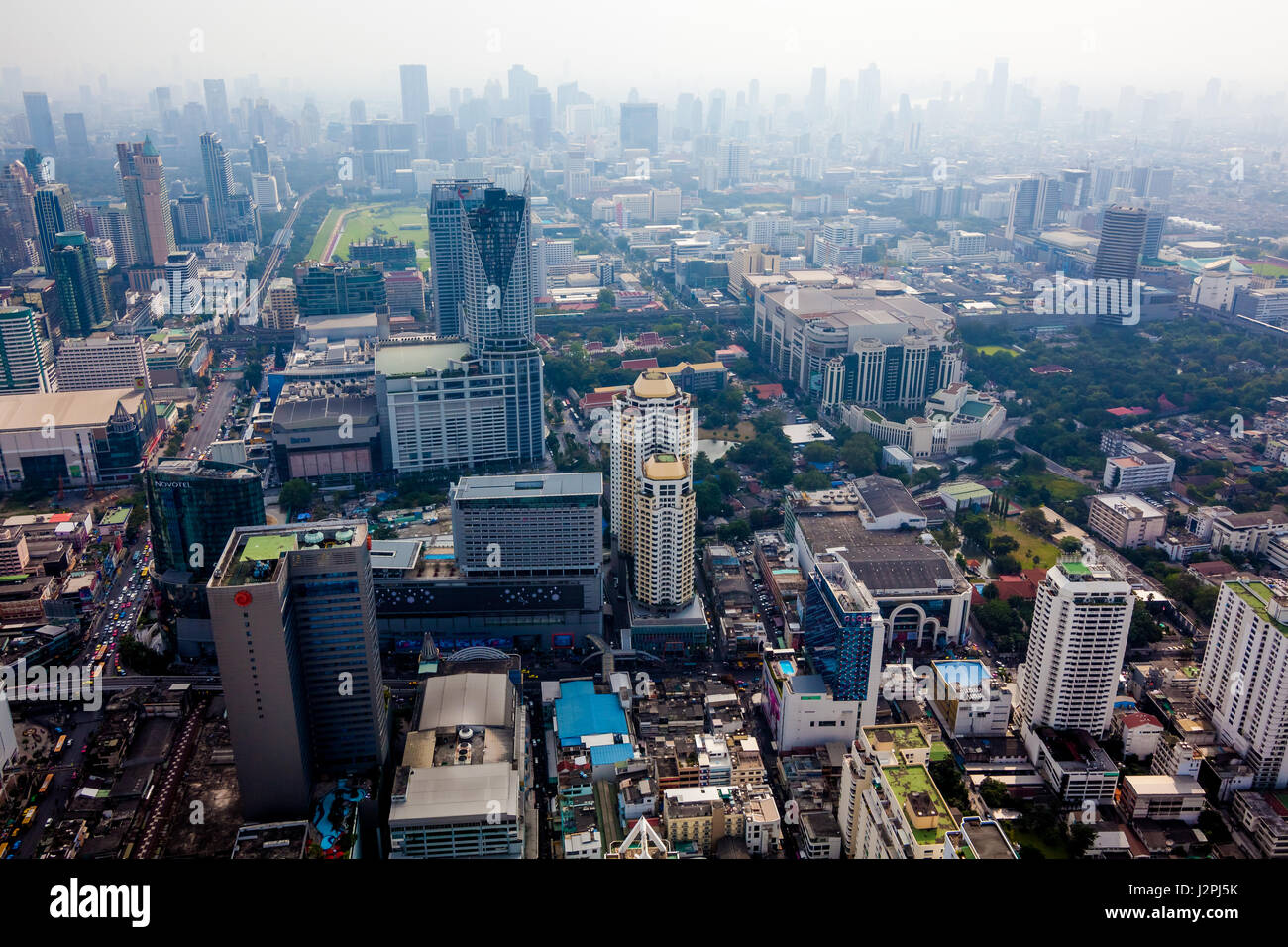 Die Stadt Bangkok.  Stadtbild von bangkok Stockfoto