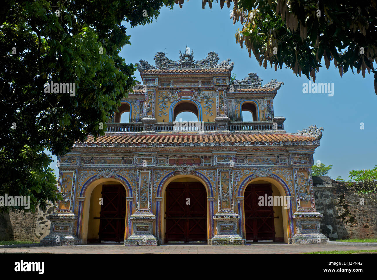 Zitadelle von Hue, Vietnam Stockfoto