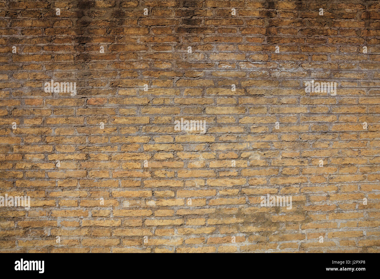 Vintage Ziegel Block Wand Hintergrund und Struktur Stockfoto