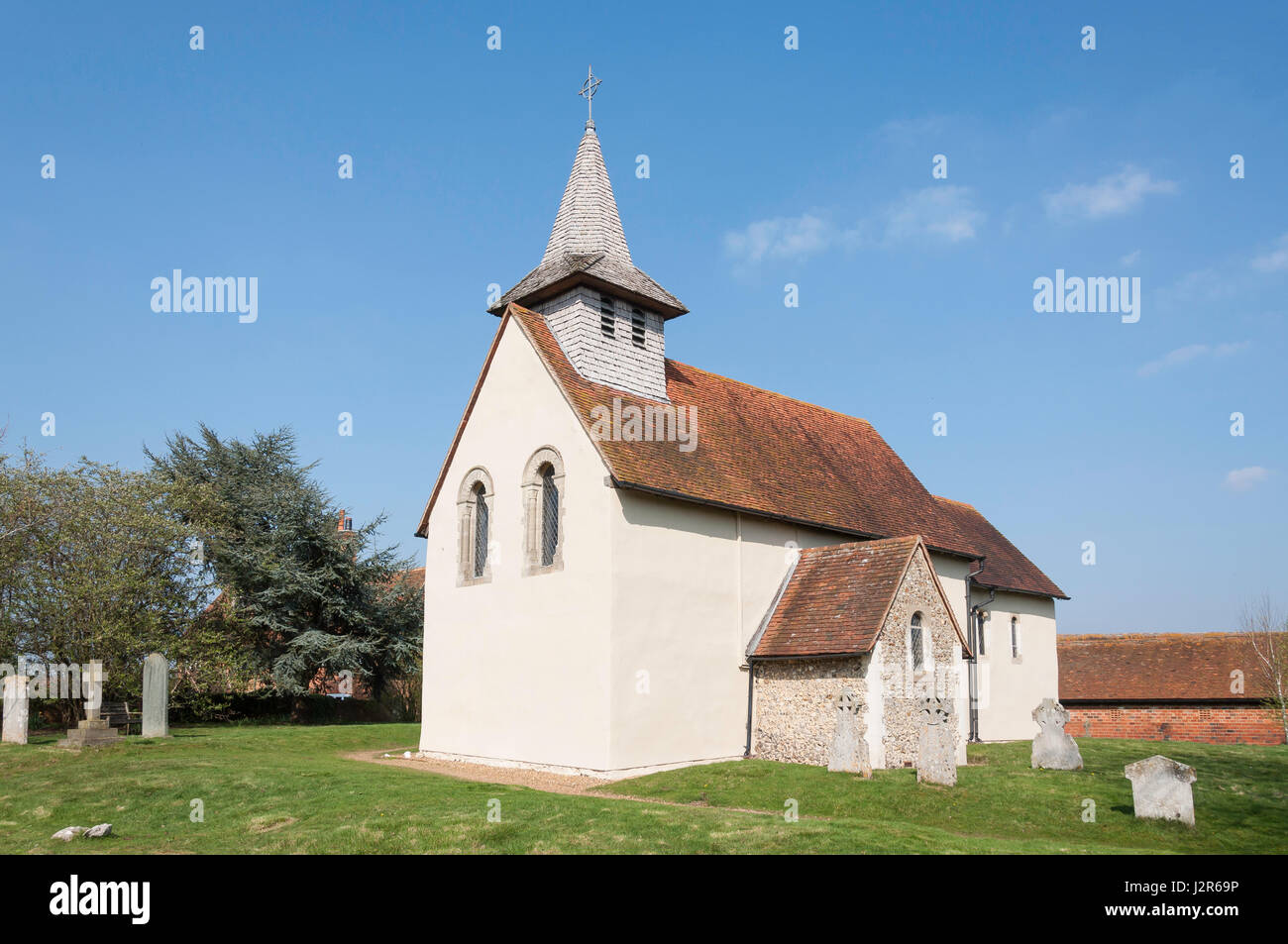 Wisley Kirche, Wisley Lane, Wisley, Surrey, England, Vereinigtes Königreich Stockfoto