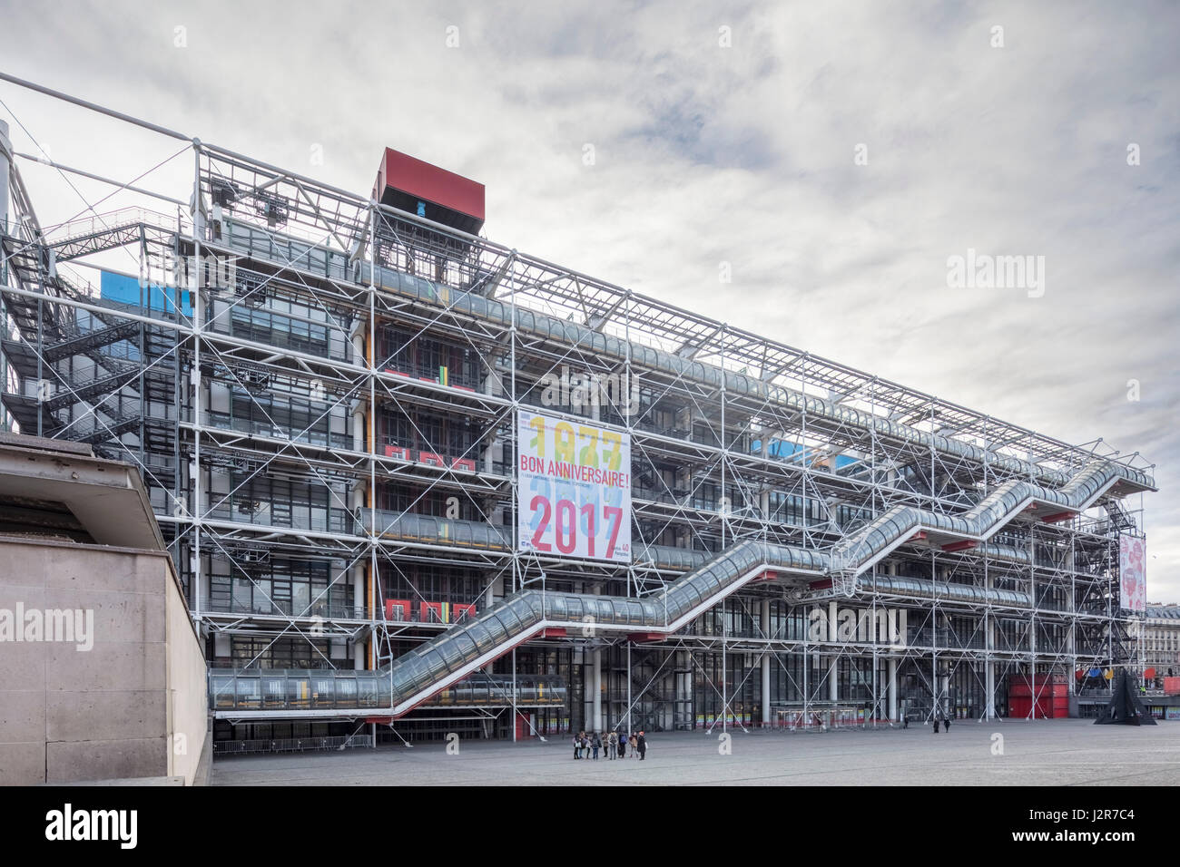 Das Centre Pompidou, Paris, Frankreich Stockfoto