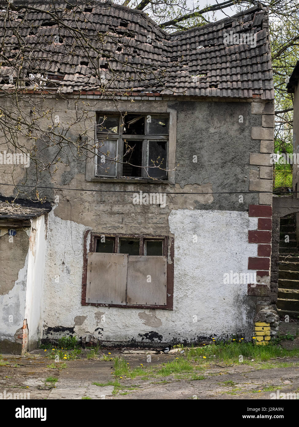 Zerstörten alten Haus Stockfoto