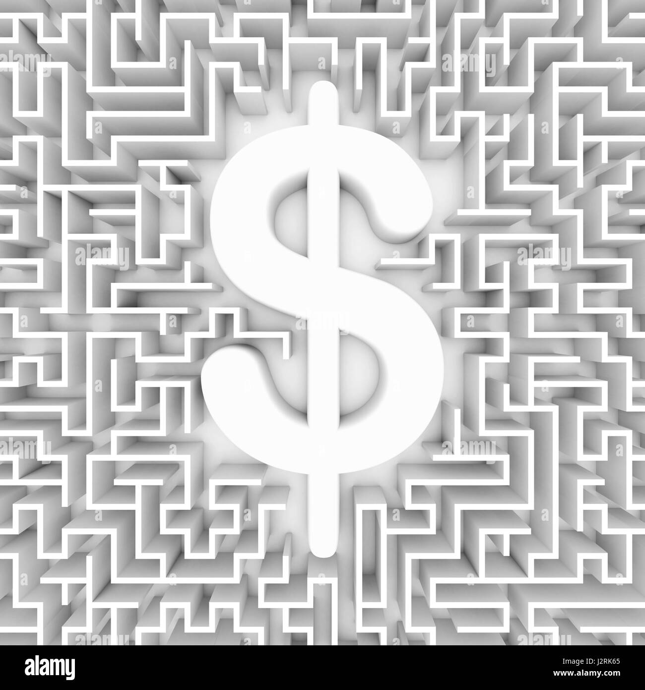 Geldprobleme Stockfoto