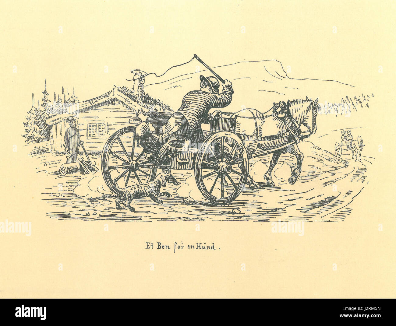 Diriks Skisser bezieht sich auf eine Sammlung von Skizzen eines schwedischen Künstlers, möglicherweise Johan August Dirik, der für seine detaillierten Arbeiten bekannt ist, die den Alltag und die Natur in Schweden während des 19. Jahrhunderts darstellen. Stockfoto