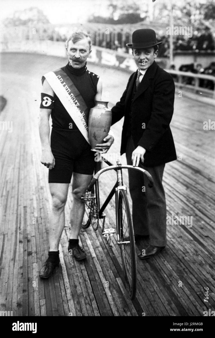 1911 Thorvald Ellegaard GP Neuilly Stockfoto