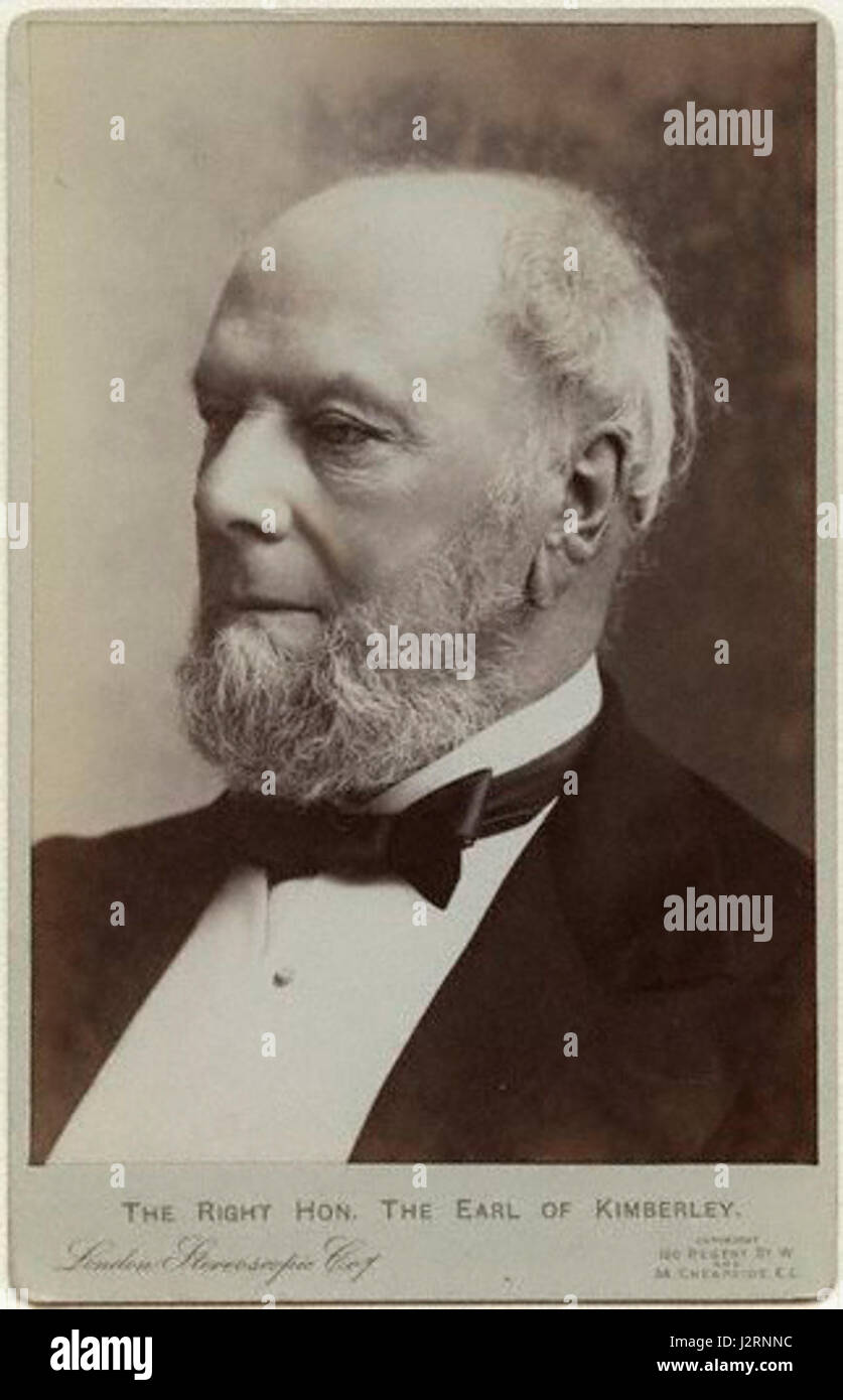 1. Earl of Kimberley 1897 Stockfoto