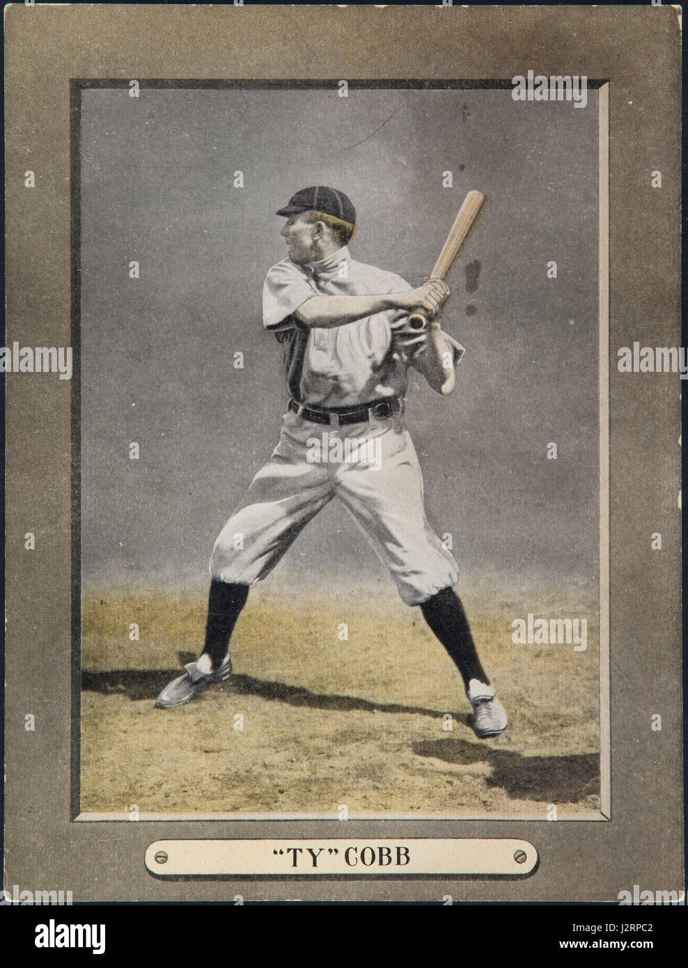 1911 Sporting Life Cabinet Ty Cobb Stockfoto 1911 Sporting Life Cabinet Ty Cobb Stockfoto