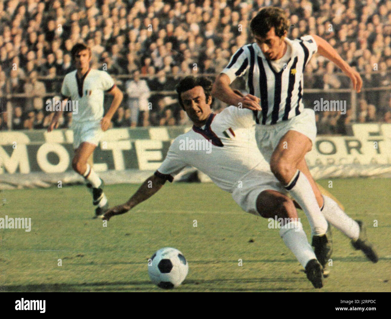 Juventus V Cagliari - Adriano Novellini, 1970-71 Serie A Stockfoto