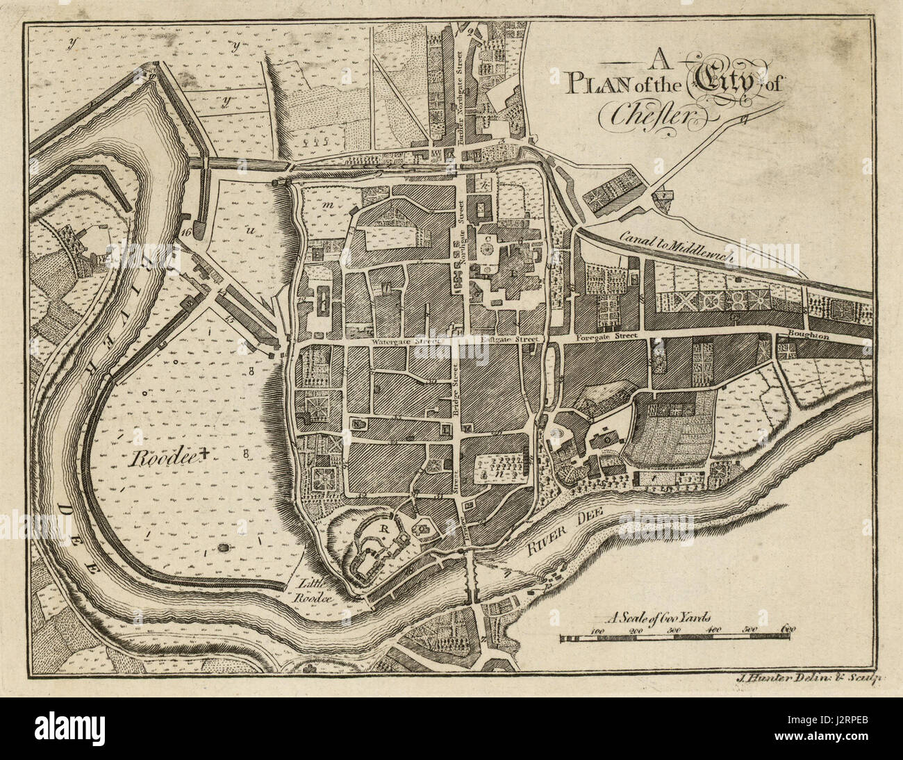 Chester city map -Fotos und -Bildmaterial in hoher Auflösung – Alamy