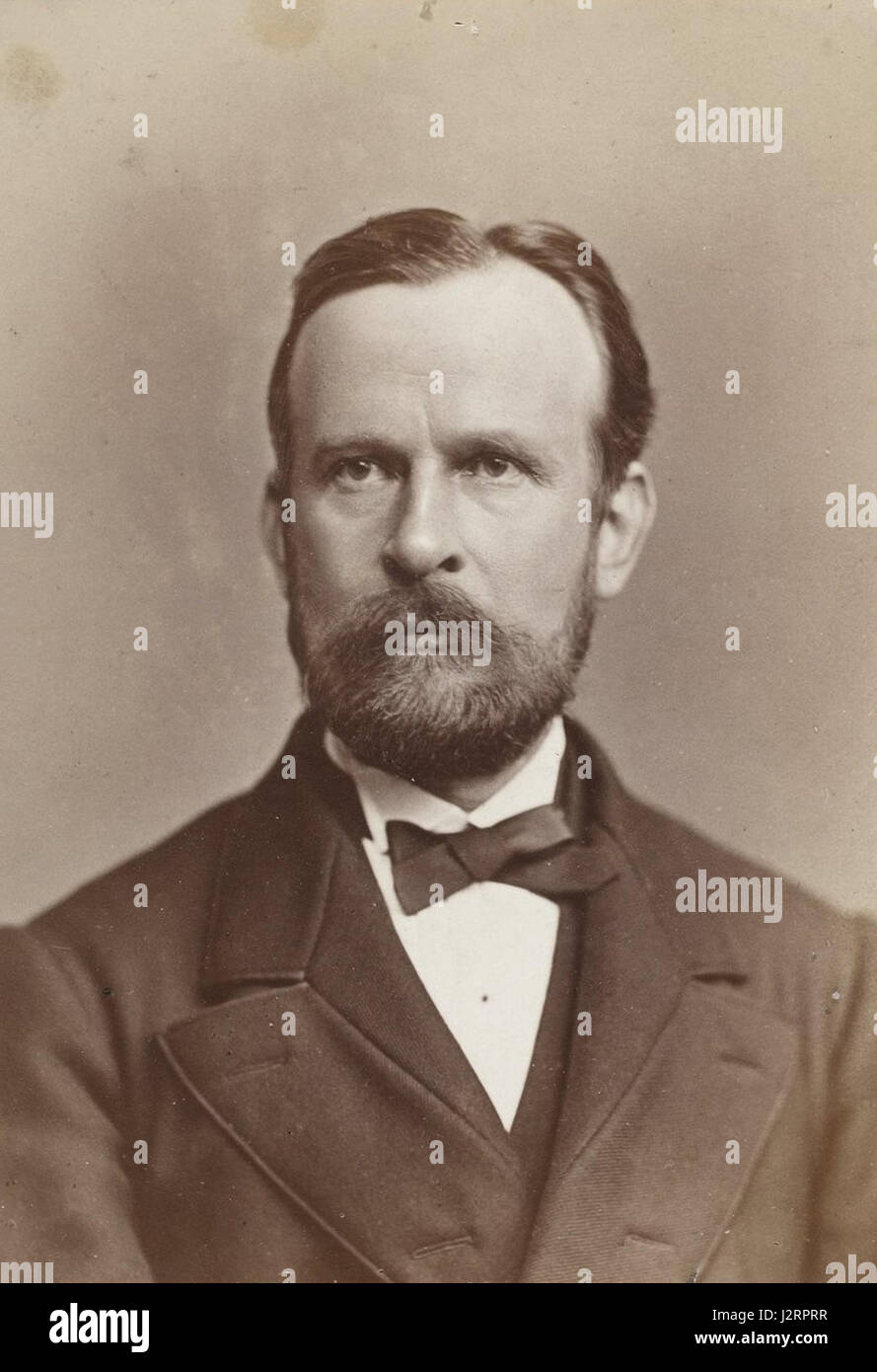 Ferdinand von Richthofen, 1880. Besser bekannt als Baron von Richthofen, war ein deutscher Reisender, Geograf und Wissenschaftler. Er ist bekannt dafür, dass er 1877 die Begriffe Seidenstraße und Seidenstraße prägte Stockfoto