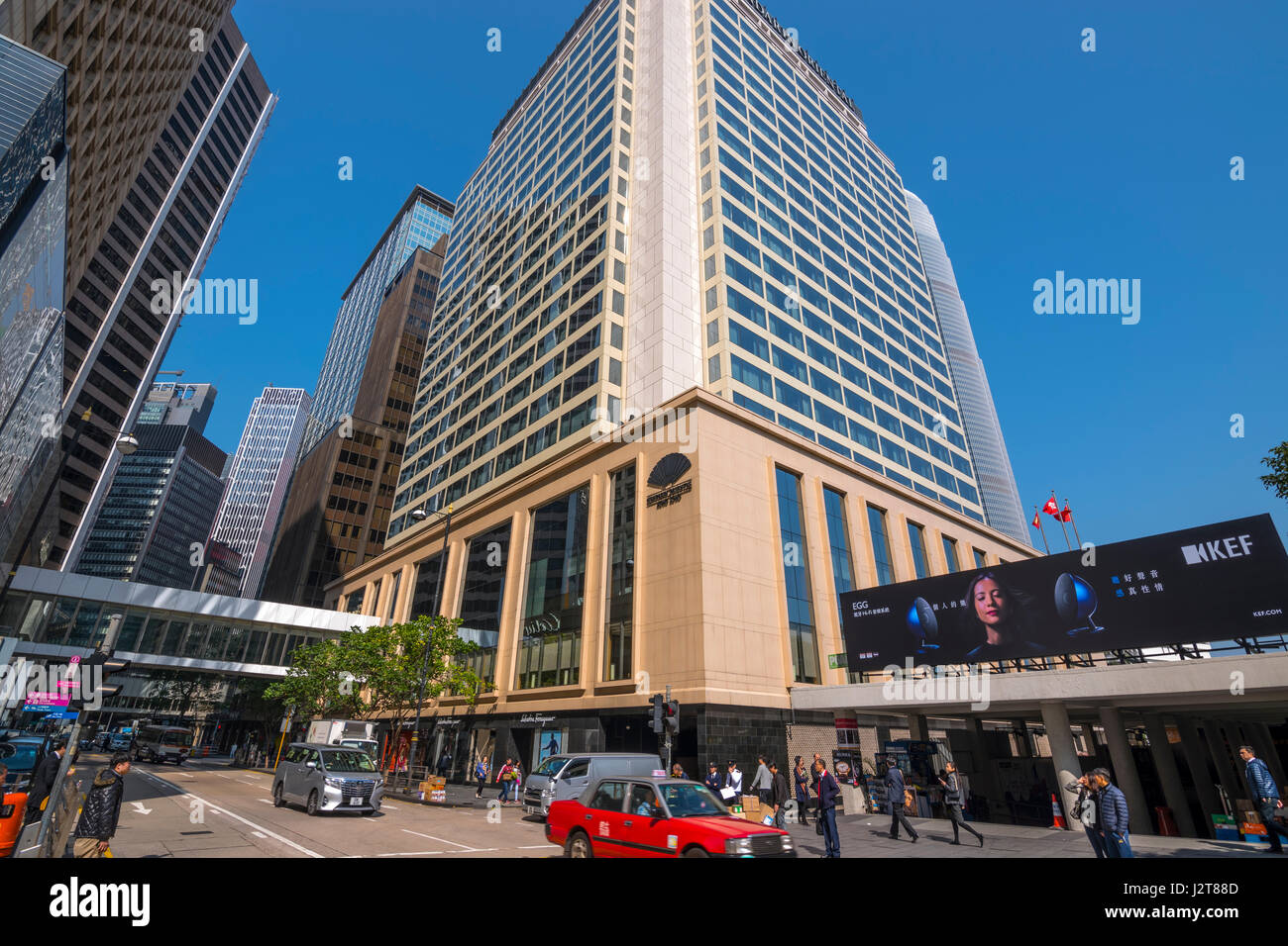 Chater Road, Central, Hong Kong Stockfoto