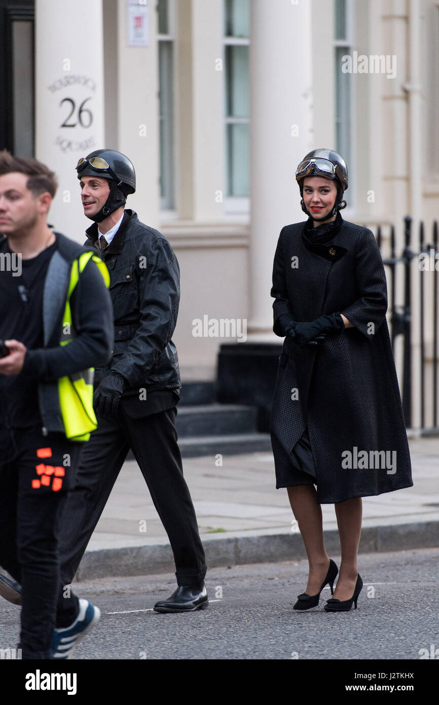 London, UK. 30. April 2017. Vanessa Kirby und Matthew Goode Credit: Polly Thomas/Alamy Live-Nachrichten Stockfoto