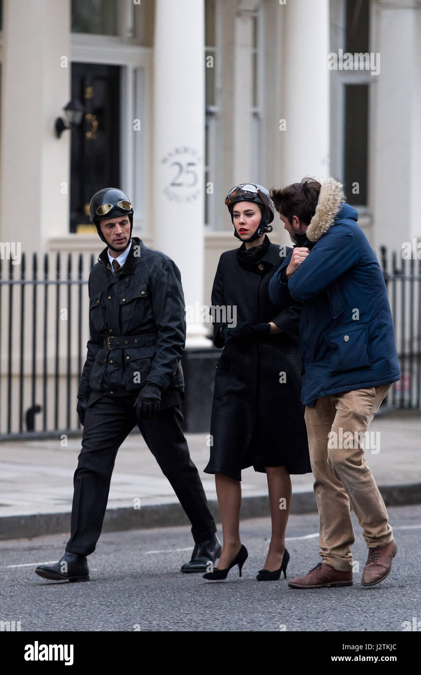 London, UK. 30. April 2017. Vanessa Kirby und Matthew Goode Credit: Polly Thomas/Alamy Live-Nachrichten Stockfoto