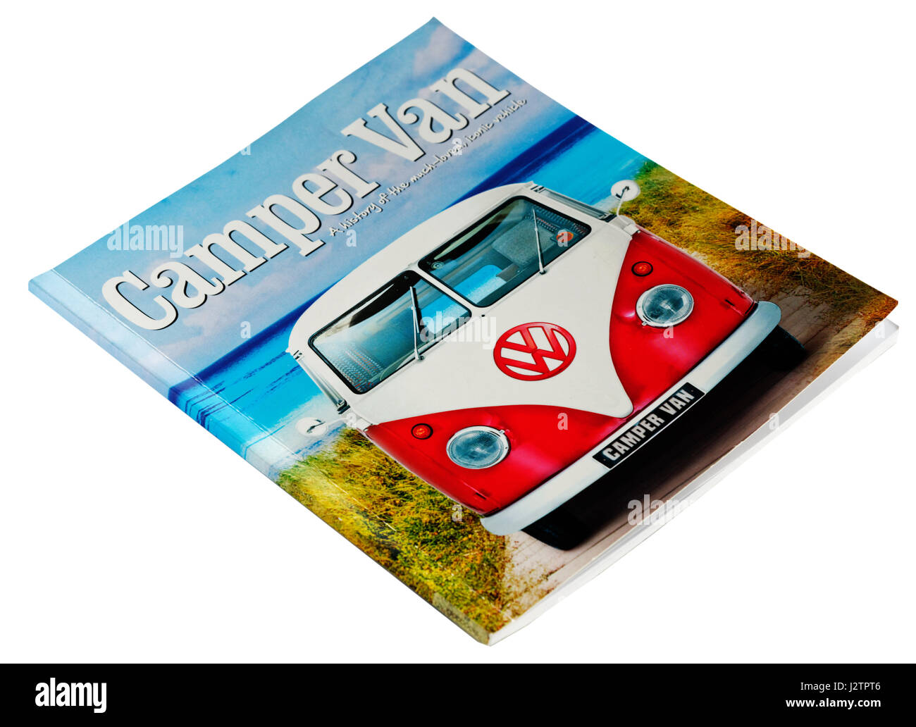 Ein Buch über die VW-Camper Stockfoto