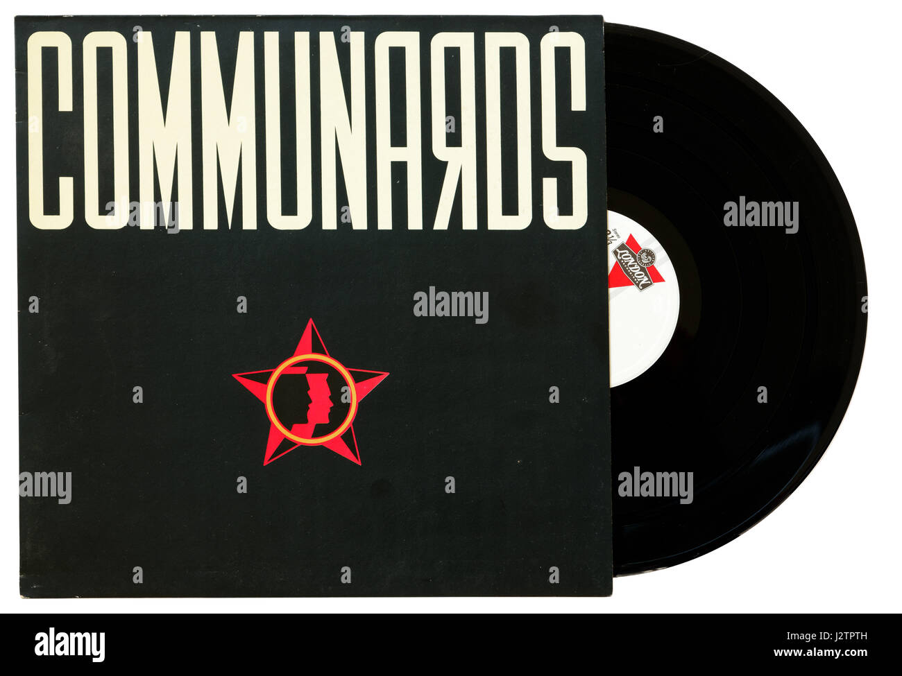 Kommunarden Album Kommunarden auf vinyl Stockfoto