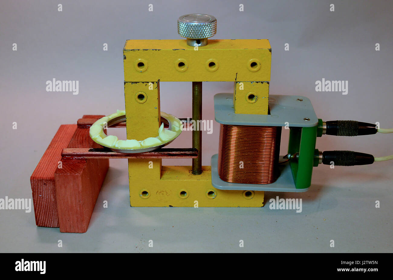 Primär-Sekundär-Spule Für Physikunterricht – Elektromagnetische Induktion, Lenz-Gesetz, Mit Weicheisenkern