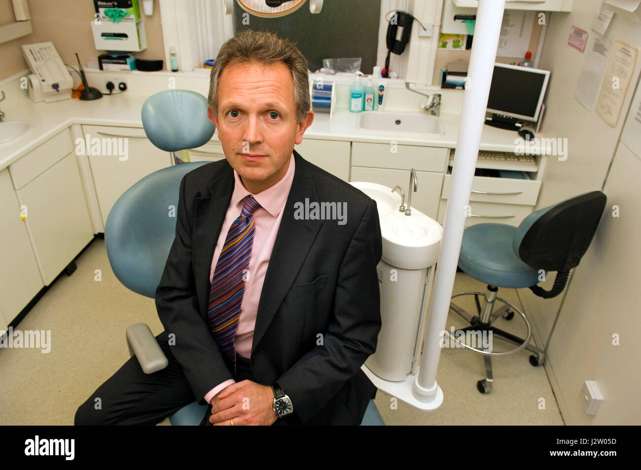 Justin Ash Oasis Healthcare, tätige Zahnarztpraxen... Stockfoto