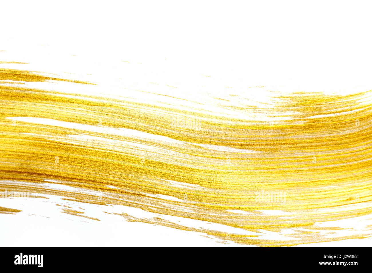 Abstrakte Goldgrund mit Acrylfarbe Pinsel Stockfoto