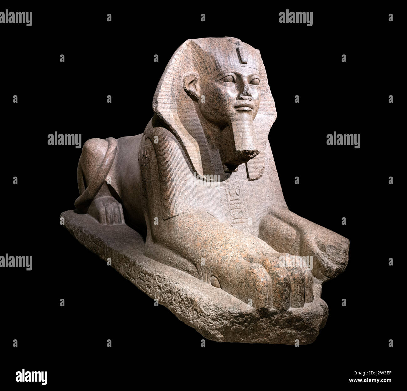 Die große Sphinx von Tanis. Diese Sphinx wurde im Tempel des Amun in Tanis gefunden und stammt wahrscheinlich aus rund 2600 v. Chr.. Stockfoto