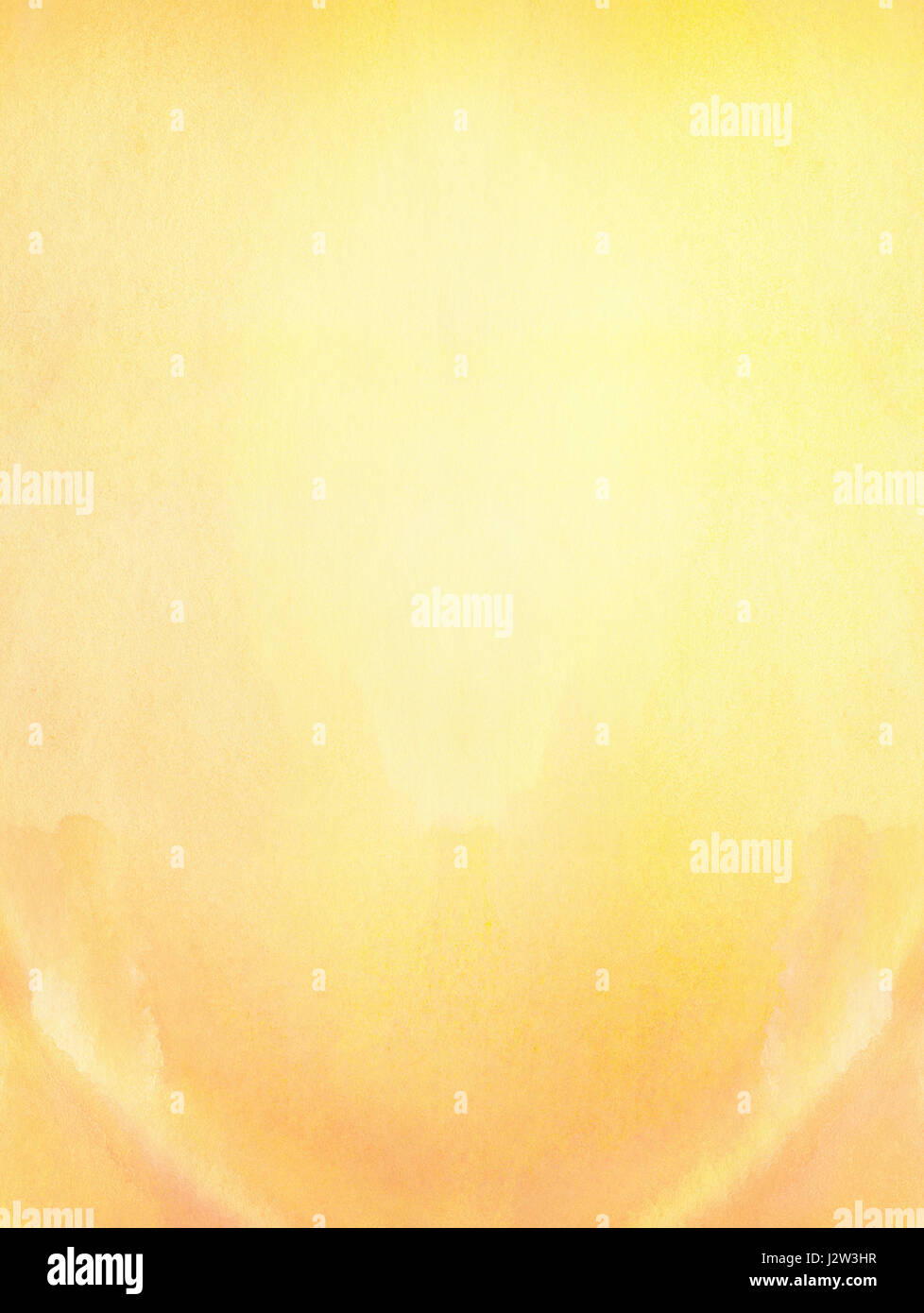 Abstrakte orange Sonne, helle Frühling, Sommer Hintergrund gemalt. Stockfoto