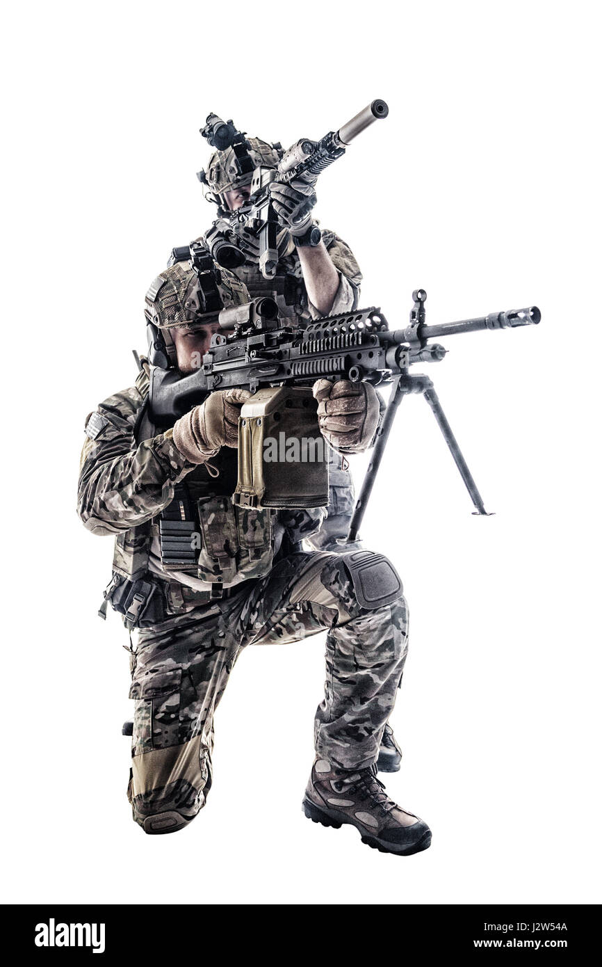 Army Rangers im Feld Uniformen Stockfoto