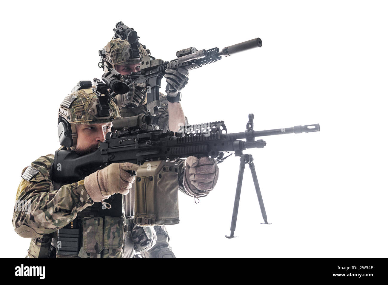 Army Rangers im Feld Uniformen Stockfoto
