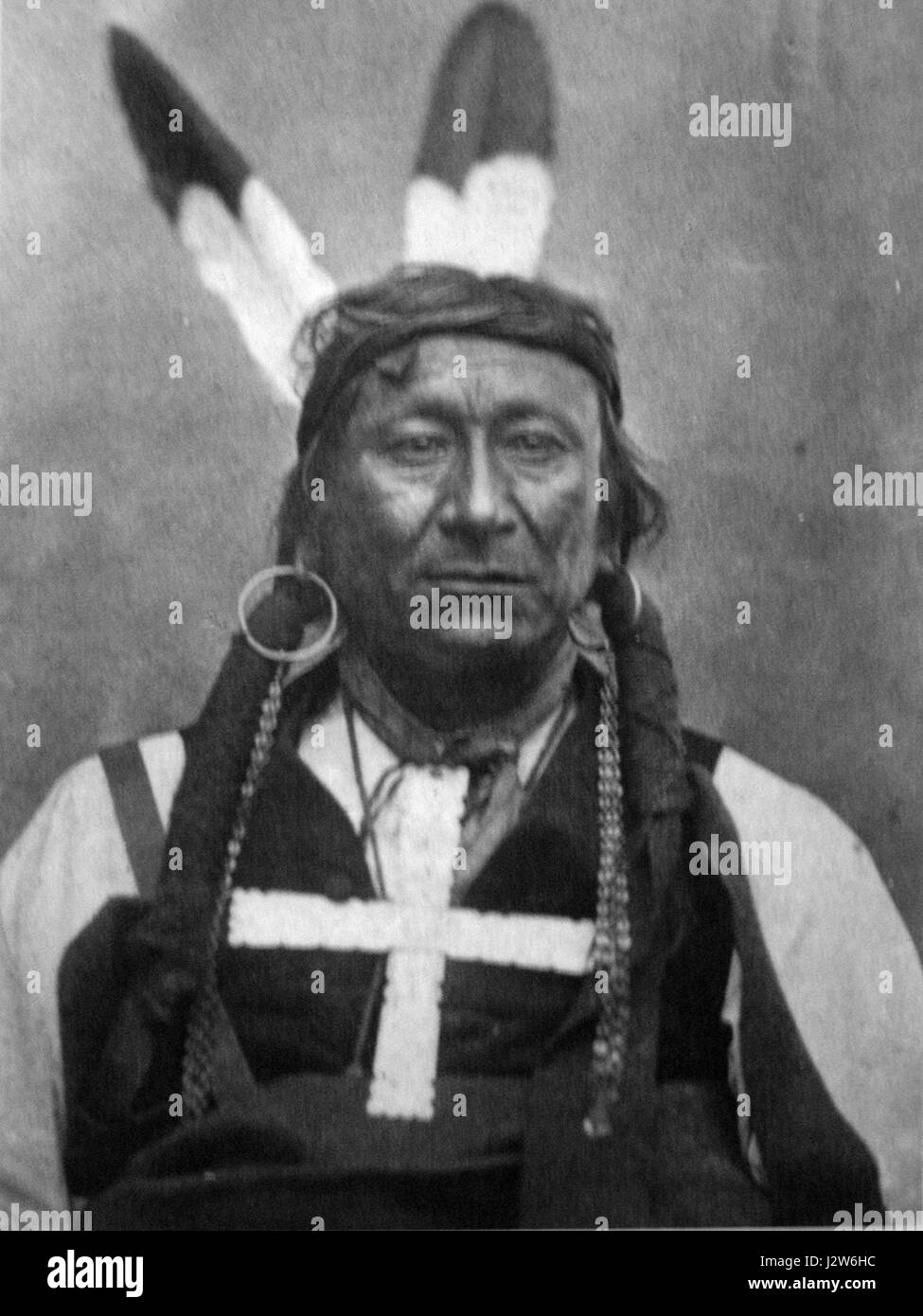 1890 junge Mann Angst von seinem Pferde Anagoria IMG 5648 Stockfoto
