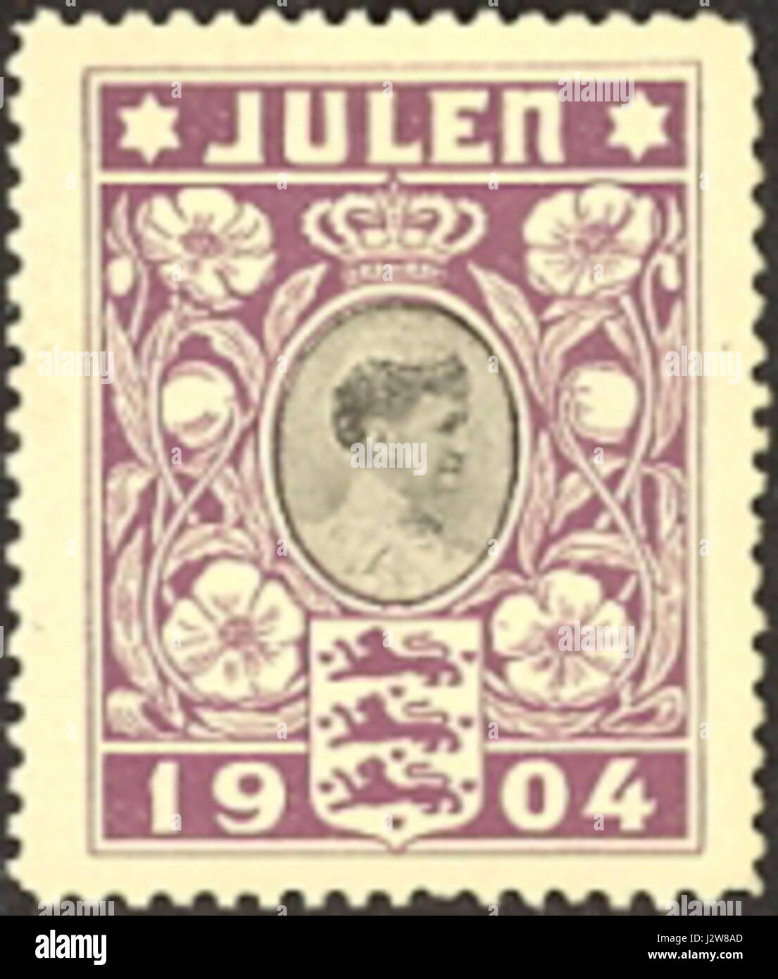 Dieses Bild aus dem Jahr 1904 zeigt eine Szene aus Dänemark, die die historische Atmosphäre und Kultur des Dänemark des frühen 20. Jahrhunderts zeigt. Stockfoto