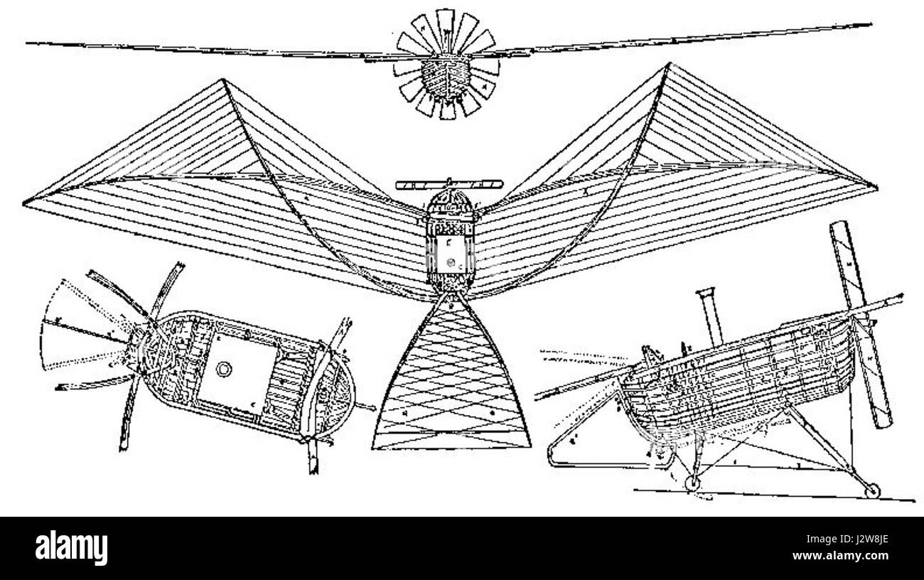 "1857 du Temple Patent" bezieht sich wahrscheinlich auf ein Patent, das sich auf frühe Technologien oder Erfindungen aus dem Jahr 1857 bezieht, insbesondere auf das Werk von du Temple, der möglicherweise an mechanischen oder industriellen Innovationen beteiligt war. Stockfoto
