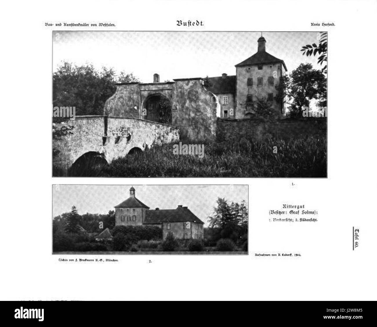 Es handelt sich um ein Bild oder eine Verweis auf die Hiddenhausener Tafel 60, ein historisches Dokument oder Kunstwerk, das sich auf die Region Hiddenhausen bezieht. Der genaue Inhalt oder Zweck der Tabelle bleibt unbekannt, kann jedoch lokale historische oder kulturelle Informationen enthalten. Stockfoto