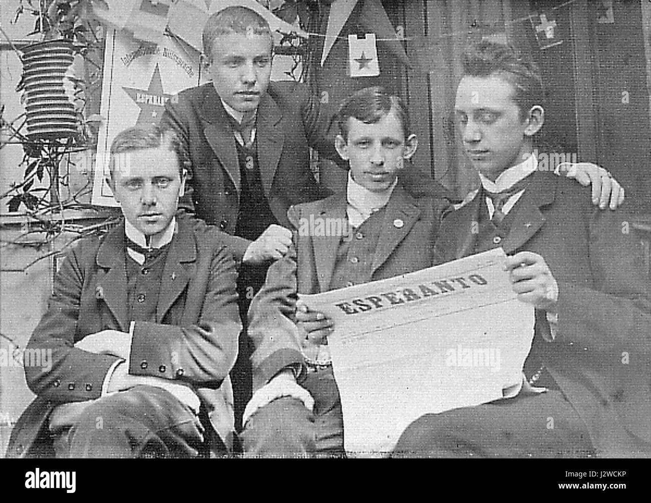 1907studentaj-Eistoj-monastero Stockfoto