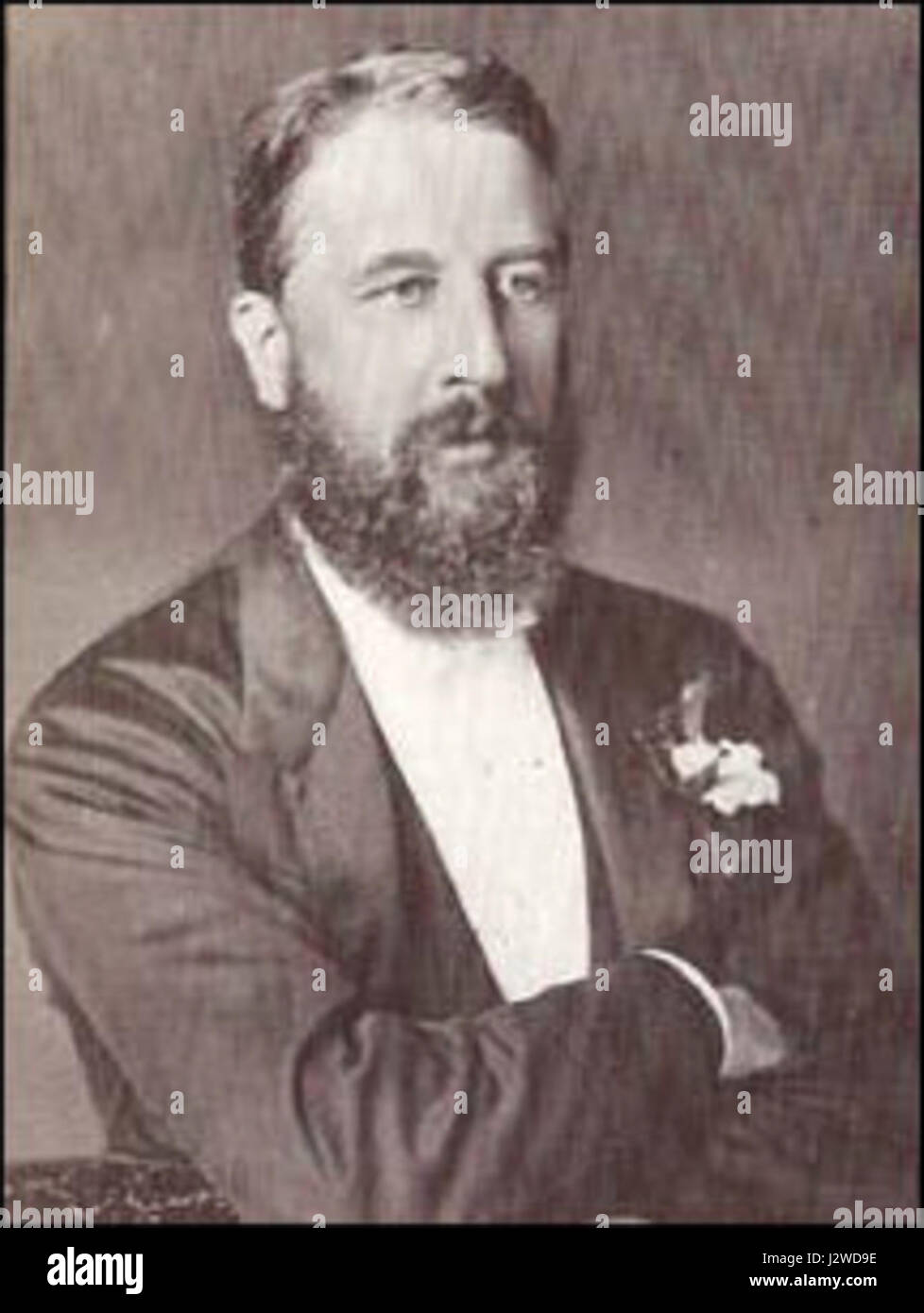 Der 8. Duke of Devonshire war ein britischer Aristokrat und Landbesitzer, bekannt für seine Beiträge zur britischen Politik und Gesellschaft im 19. Und frühen 20. Jahrhundert. Sein Erbe umfasst bedeutende Landbesitz und kulturelle Beiträge durch sein Anwesen. Stockfoto