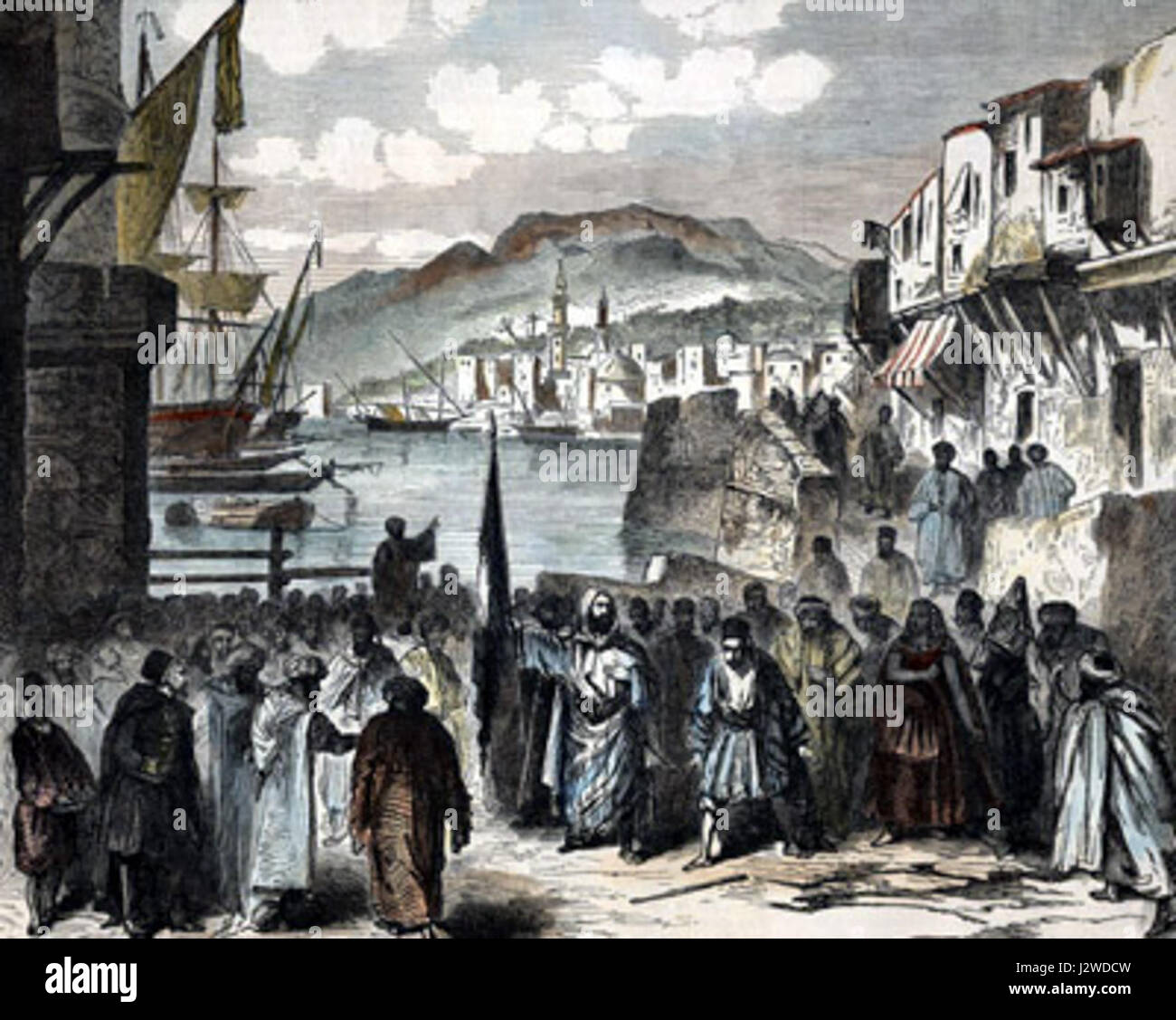 1860 im Libanon Stockfoto