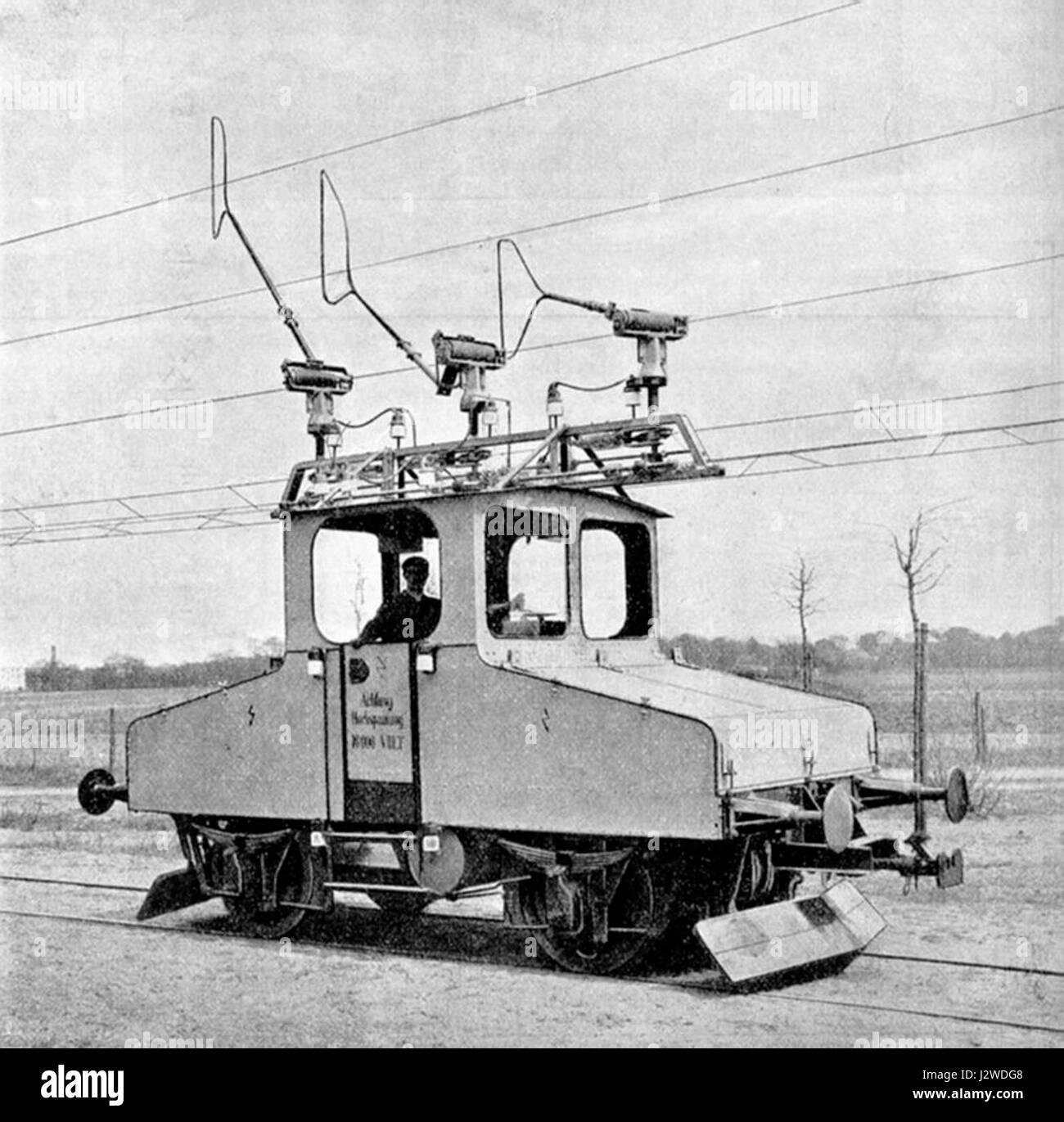 1900 drehstrom04 Stockfoto