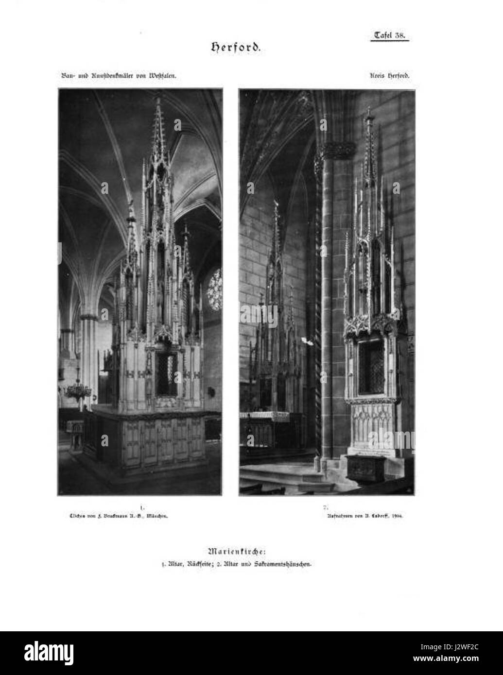 Die „86 Herford Tafel 38“ bezieht sich auf einen historischen und regionalen Gegenstand, der wahrscheinlich mit einer Gemeinde oder einem religiösen Kontext in der Region Herford zusammenhängt. Der Begriff „Tafel“ bezieht sich oft auf eine Gedenktafel oder ein Schild, das bedeutende Ereignisse oder Orte kennzeichnet. Sie könnte sich auch auf soziale oder kulturelle Praktiken in diesem Bereich beziehen, wie sie in Städten oder Regionen mit historischer religiöser Bedeutung zu finden sind. Stockfoto